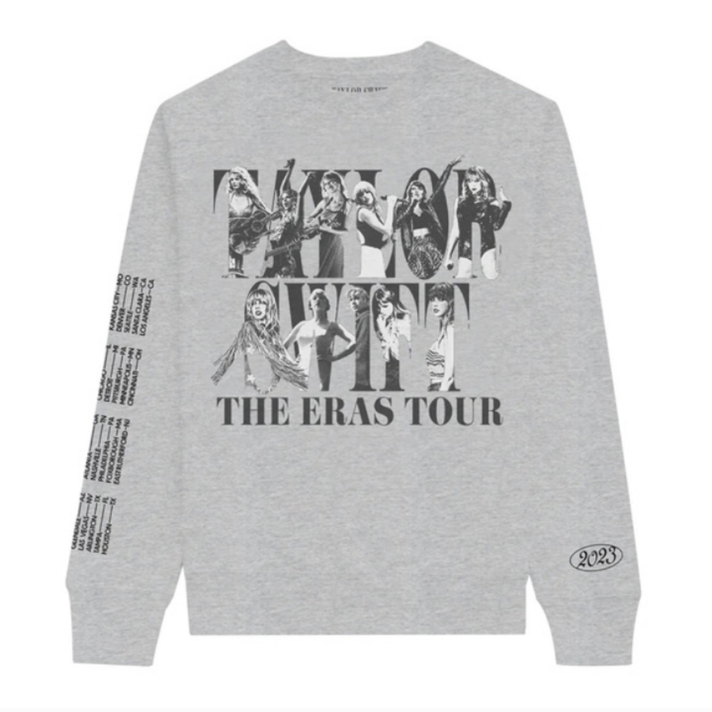 Taylor Swift Eras Tour Crew Neck Sweatshirt, XL